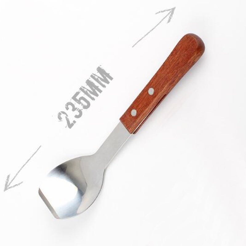 LU2000 Ice Cream Metal Spade, LU2000 9 Inches Sweets Blade Scoop Wedding Buffet Cooking Tool for BBQ & Kitchen Cook Cake Scraper Stainless Spoon Shovel Large Ice Cream Scooper - Image 2